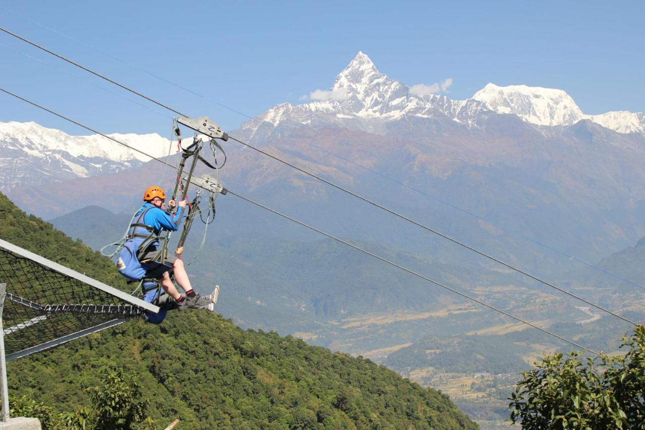 Es Deurali Resort Pokhara Zewnętrze zdjęcie